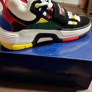 Polo Ralph Lauren Brand new comfortable shoes never worm Amazon.com | POLO RALPH LAUREN Vito Sneaker Black 7.5 M  main image 4